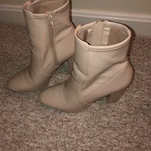 Cream Aldo Booties